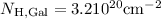 Mathematical equation: $N_{\rm H, Gal} = 3.2 10^{20} \rm{cm^{-2}}$