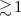 Mathematical equation: $\gtrsim\!1$