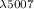 Mathematical equation: $_{\lambda 5007}$