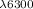 Mathematical equation: $_{\lambda 6300}$