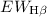 Mathematical equation: $EW_{\rm{H\beta}}$