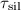 Mathematical equation: $\tau_{\rm sil}$
