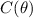 Mathematical equation: $C(\theta)$