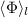 Mathematical equation: $\langle\Phi\rangle_l$