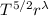 Mathematical equation: $T^{5/2} r^{\lambda}$