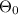 Mathematical equation: ${\Theta}_{0}$