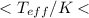 Mathematical equation: $< T_{eff} / {K}< $