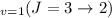 Mathematical equation: $_{v=1}(J=3\rightarrow2)$
