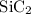 Mathematical equation: ${\rm SiC_{2}}$