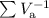 Mathematical equation: $\sum V_{\rm a}^{-1}$