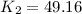Mathematical equation: $K_2 = 49.16$