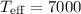 Mathematical equation: $T_{\rm eff} = 7000$