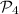Mathematical equation: ${\cal P}_4$