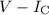 Mathematical equation: $V-I_{\rm C}$