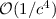 Mathematical equation: ${\cal O}(1/c^4)$