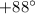 Mathematical equation: $+88\degr$