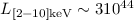 Mathematical equation: $L_{[2{-}10] {\rm keV}} \sim 3 10^{44}$