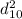 Mathematical equation: $d_{10}^2$