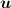 Mathematical equation: ${\vec u}$