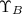 Mathematical equation: $\Upsilon_B$
