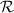 Mathematical equation: $\mathcal{R}$