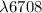 Mathematical equation: $\lambda 6708$