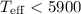 Mathematical equation: $T_{\rm eff} < 5900$