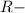 Mathematical equation: $R-$