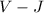 Mathematical equation: $V-J$