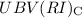 Mathematical equation: $UBV(RI)_{\rm C}$