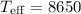 Mathematical equation: $T_{\rm eff}=8650$