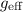 Mathematical equation: $g_{\mathrm{eff}}$