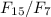 Mathematical equation: $F_{15}/F_7$