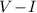 Mathematical equation: $V\!-\!I$