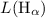 Mathematical equation: $L({\rm H}_\alpha)$