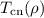 Mathematical equation: $T_{\rm cn}(\rho)$