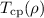 Mathematical equation: $T_{\rm cp}(\rho)$