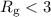 Mathematical equation: $R_{\rm g}< 3$