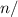 Mathematical equation: $n/$