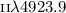 Mathematical equation: ${\scriptstyle {\rm II}} \lambda 4923.9$