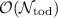 Mathematical equation: $\mathcal{O} (\mathcal{N}_{\rm tod})$