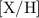 Mathematical equation: ${\rm [X/H]}$