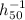 Mathematical equation: $h_{50}^{-1}$