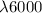 Mathematical equation: $\lambda 6000$