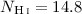 Mathematical equation: $N_{\rm \ion{H}{i}} = 14.8$