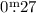Mathematical equation: $0\fm27$