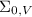 Mathematical equation: $\Sigma_{0,V}$