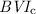 Mathematical equation: $\it BVI_{\rm c}$