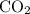 Mathematical equation: ${\rm CO_2}$