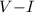 Mathematical equation: $V{-}I$